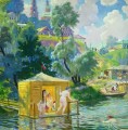 入浴 1921 1 ボリス・ミハイロヴィチ・クストーディエフ